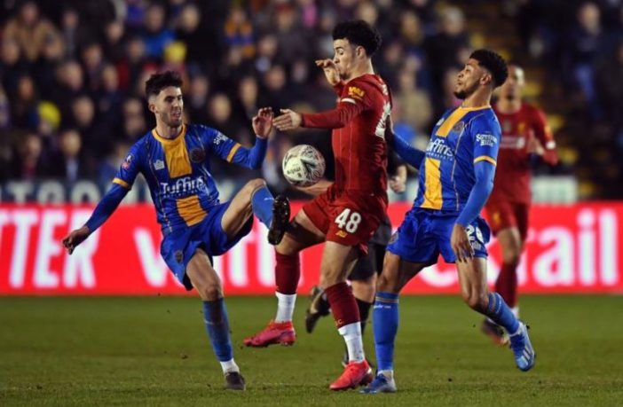 Third-Tier Shrewsbury Hit Back To Hold Liverpool In FA Cup