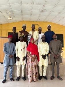 NUBOSS President, Mohammed Adamu alongside the new executive council members